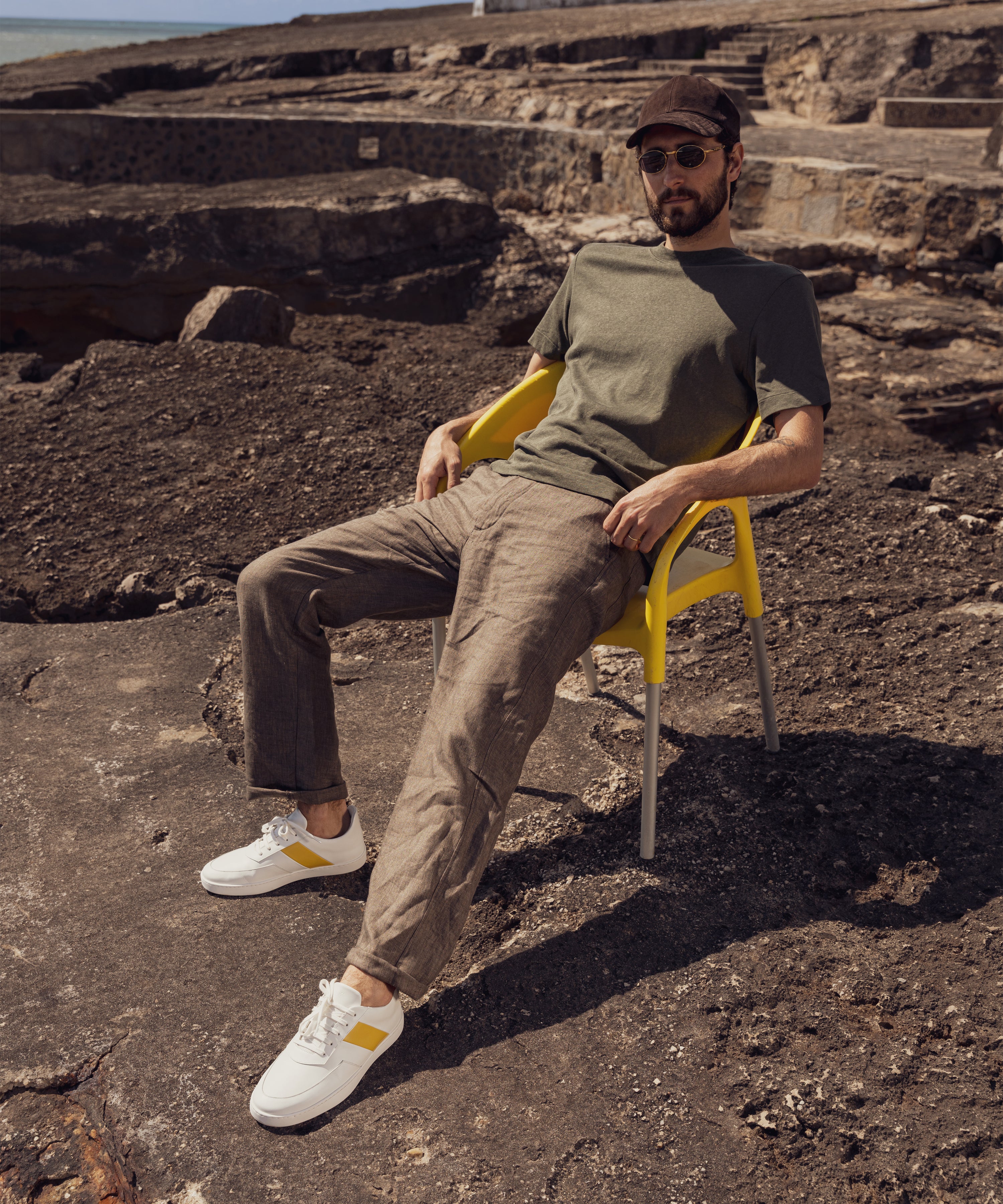 Atlas Low II White Yellow - Image 9