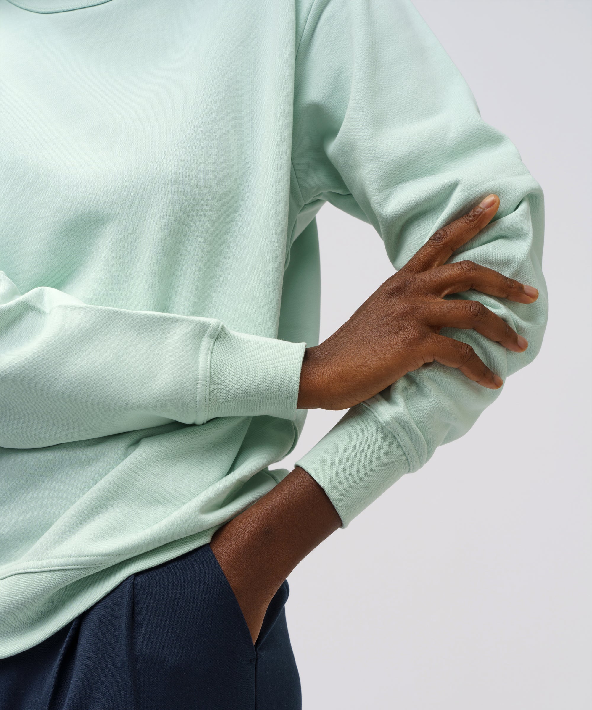 Sweatshirt 01 Aqua - Image 6